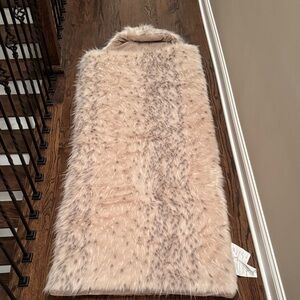 Faux Fur Beige sleeping bag